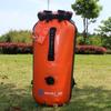 MARJAQE Double Shoulder Waterproof Inflatable Bag for Canyoning, Drifting, and Swimming with Air Nozzle