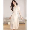 Western style summer dress, dignified and atmospheric short sleeved skirt