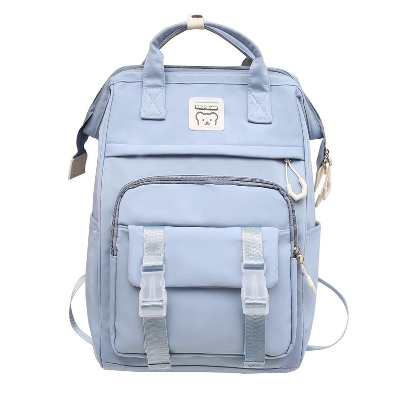 Mochila Escolar para Estudiante de Estilo Coreano para Mujer Bolsos de Mano Versátiles Japoneses Mochila de Viaje de Gran Capacidad