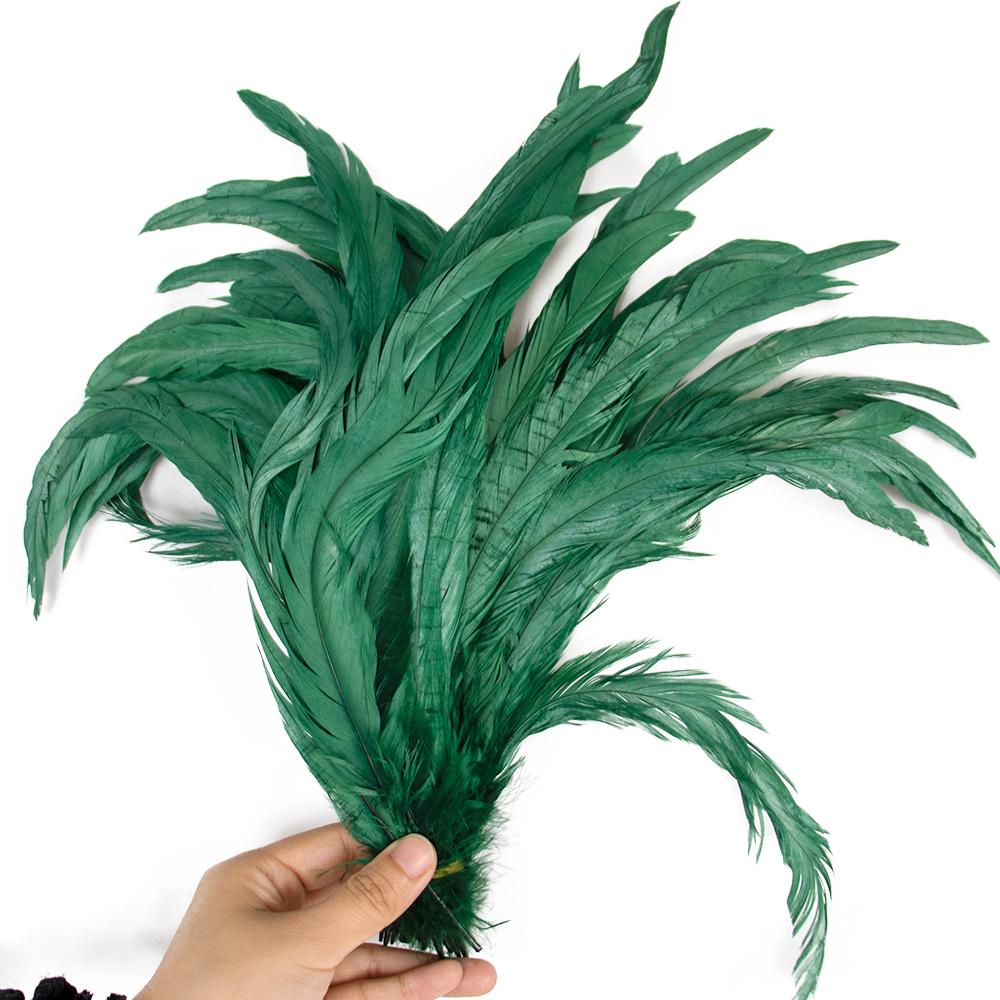 50/100 Stück 25-30cm Hahnenfeder Hochzeitsbasteln DIY Naturfeder Handarbeit Party Feder Karneval Kopfschmuck Dekoration