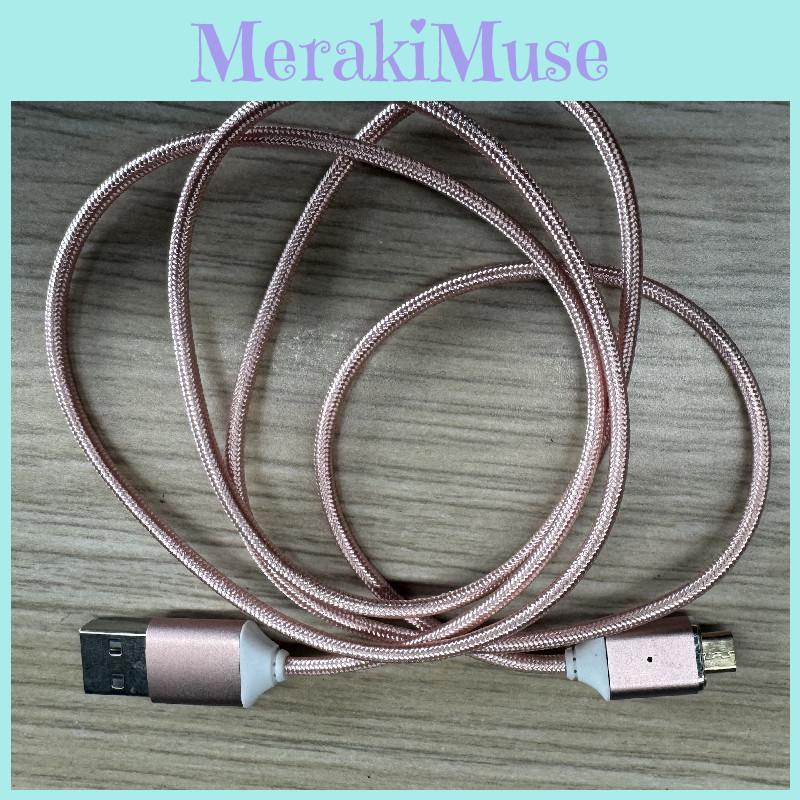 Transparent Pvc Braided Micro Usb Fast Charging Cable For Devices Smartphones