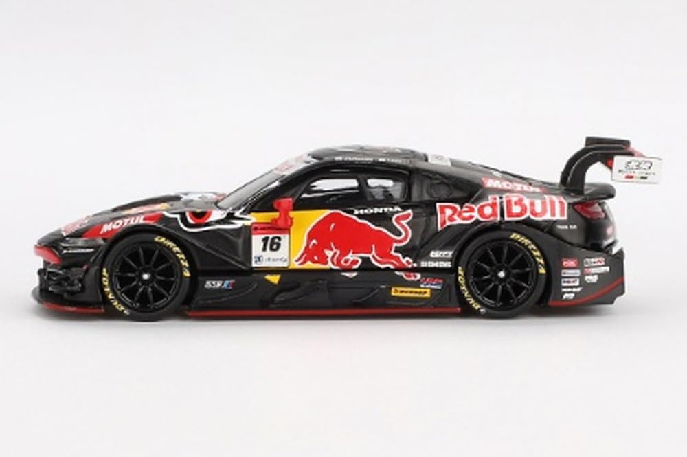 MINI GT Honda Type S GT500 SUPER GT Series 2022 Red Bull MOTUL MUGEN TEAM Red Bull MUGEN Finished Model 1/64 NSX-GT #16 NSX-GT (Left-hand drive)