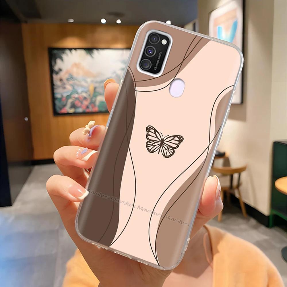 For Samsung Galaxy M21 M31 Case Soft TPU Soft Silicone Fashion Phone Case For Samsung M21 M31 Funda Luxury Back Cover Coque Para