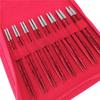 Removable Yarn Weaving Knitting Needle 8 Pairs Interchangeable Crochet Hooks Birch Wood Circular Knitting Set Sweater
