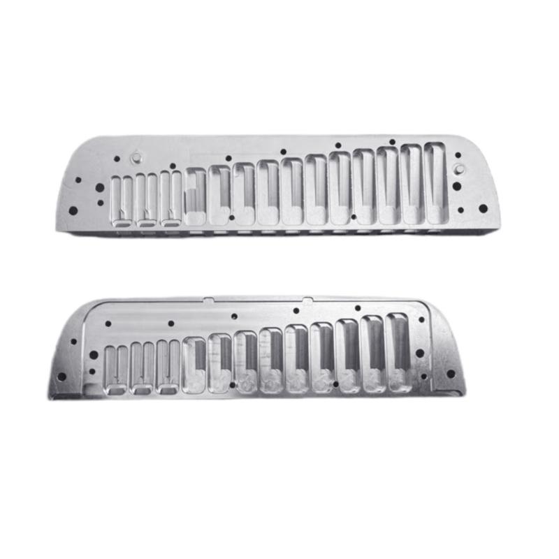 Aluminum Smooth C Key Harmonica Mouth Organ Metal Comb Harmonica for Easy Play and Quick Assembly Easy To Use