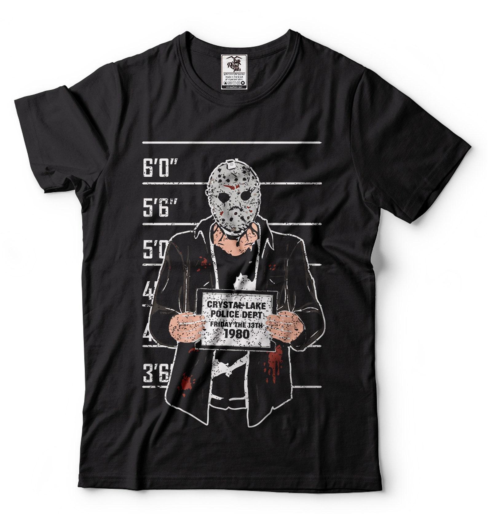 Jason Voorhees MugshoT-Shirt: Horror Movie Tee - Halloween Inspired 4XL