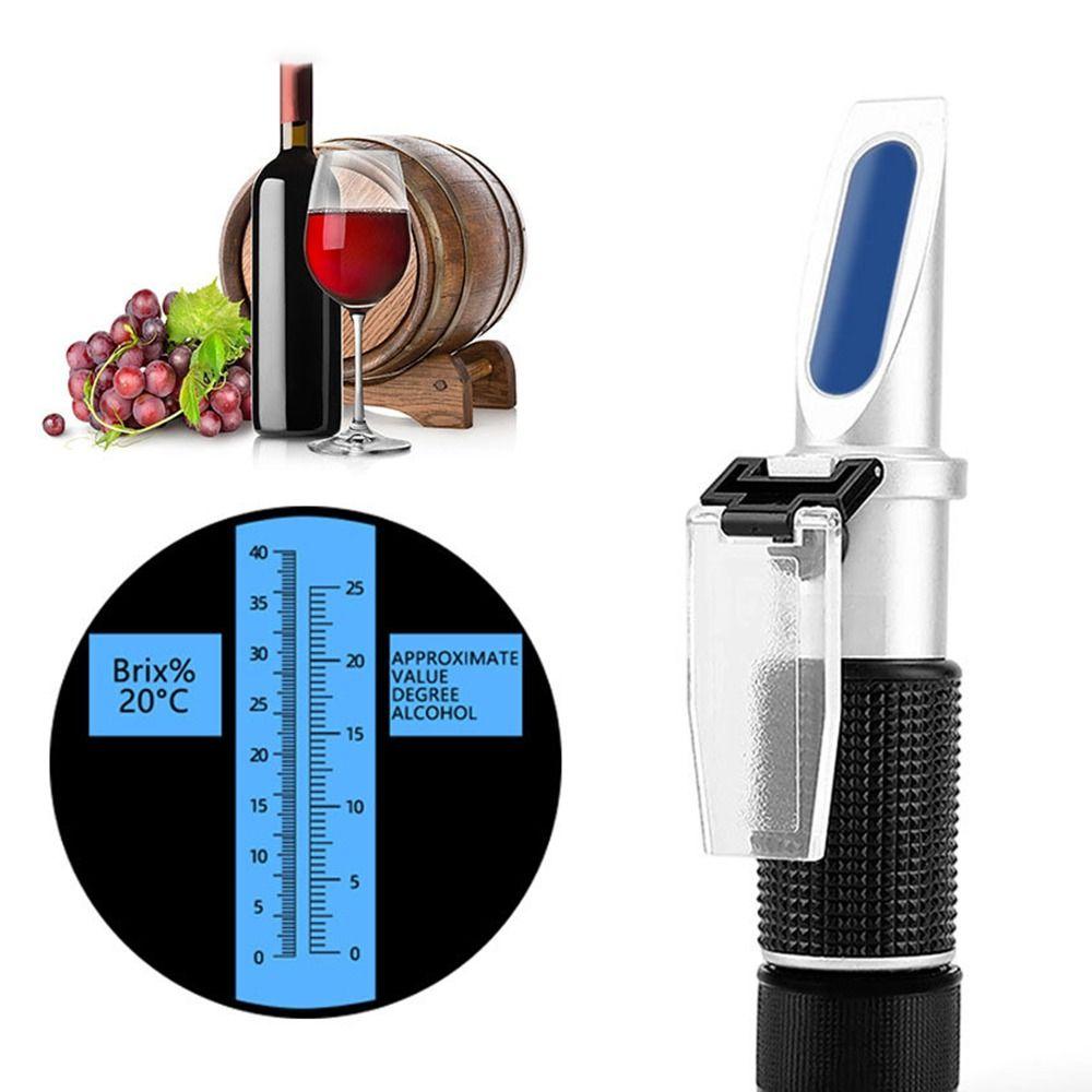 

Anti-slip Tester Wine Concentration Meter Multifunctional Raw Juice Brix Tester Sugar 0-40% 1 Pc