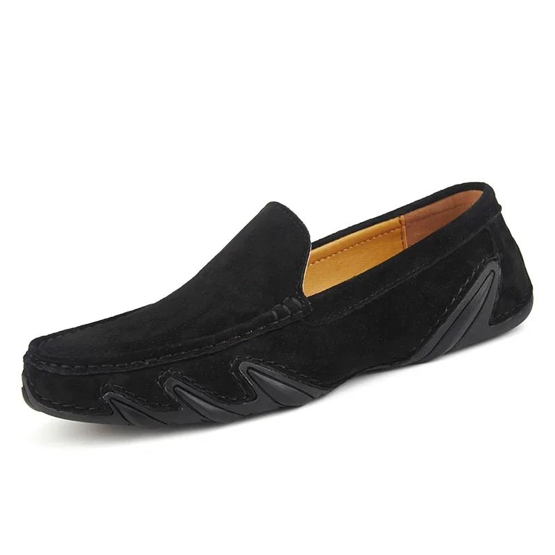 Fashion New Luxury Mens Loafers Handmade Clasicc Comfortable Slip On Casual Shoes Moccasin Soft Bottom Walking Boat Shoes Designer Dress