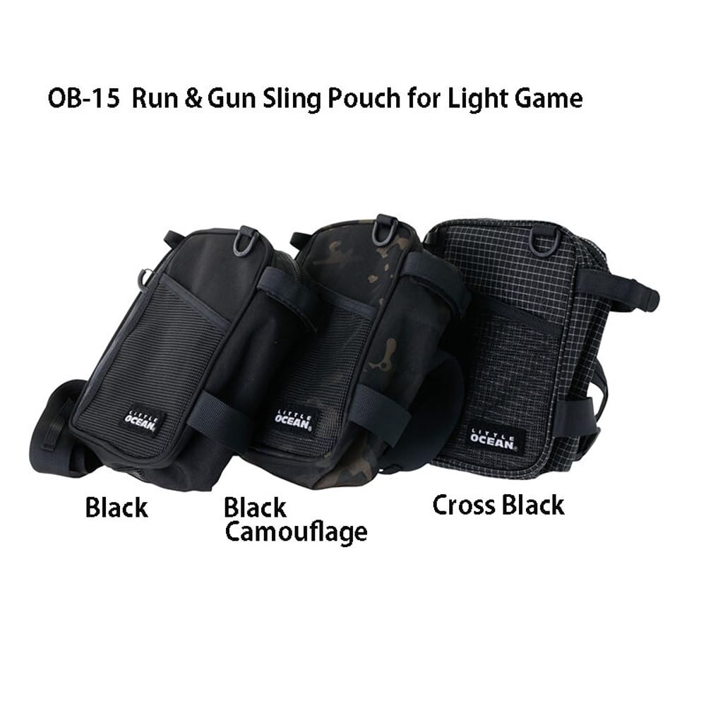 Little Presents OB-15 Lanyard Sling Pouch LG Black (BK)