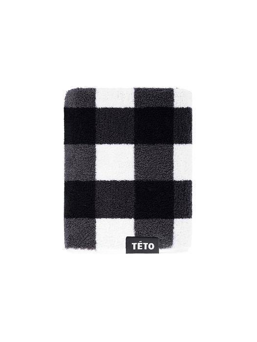 TETO 1P Black Edition Checkerboard Supima Towel 230g Checkerboard 230g