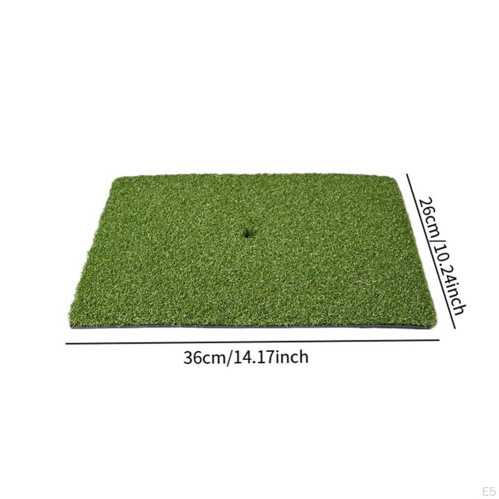 Golf Hitting Mat Artificial Turf Wear Resistant Realistic Premium Training Aid for Park Garage