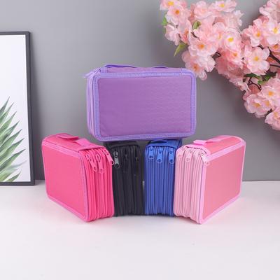 1 pièce trousse à crayons pratique à 3 compartiments, trousse à crayons élégante grande capacité pour étudiant et sac de rangement de bureau, un cadeau pour un ami