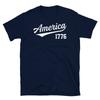 Amerika 1776 Baseballový dres Čtvrtý červenec USA Tričko s krátkým rukávem Unisex