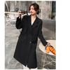 Korean Style And Loose Casual Long Suit Coat With Kneelength Windbreaker For Autumn And Spring