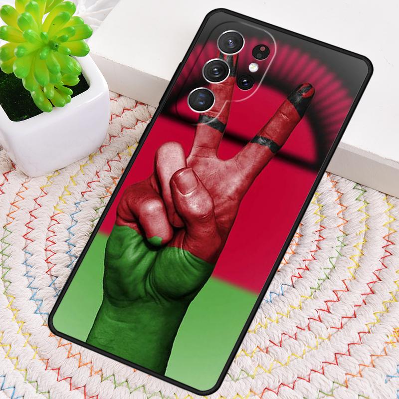 Malawi Flag Silicone Phone Case For Samsung Galaxy note 10 pro S26 S25 S24 S23 S22 S21 Plus S25Ultra Capa Cover