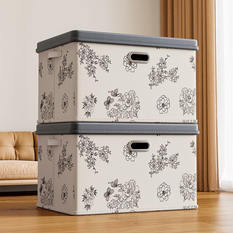 Durable Large Capacity Foldable Storage Box for Clothes & Quilts