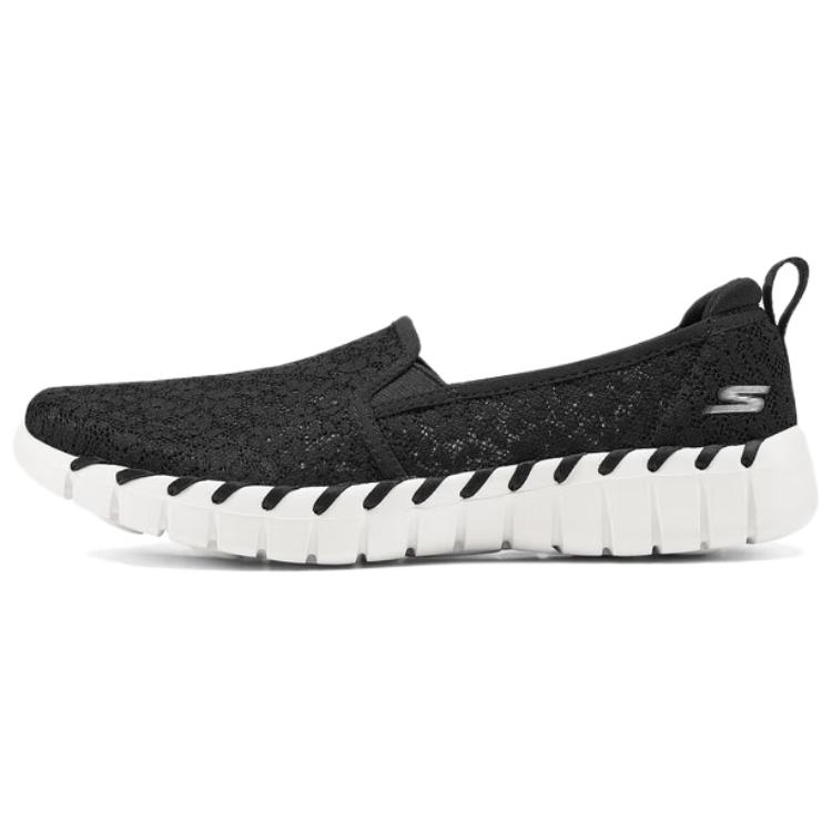 Skechers GOwalk Smart 2 Comfortable Versatile Shock Absorbing Durable Low-Top Casual Shoes Women sneaker Black 124064-BKW 38