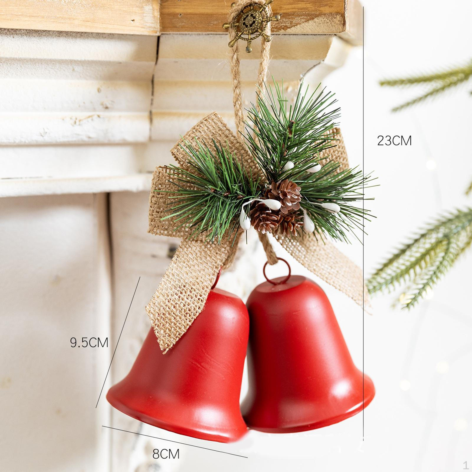 

Рождественские колокольчики Украшение Венок Топпер Элегантный Рождественский декор Подвеска для DIY Painting Red