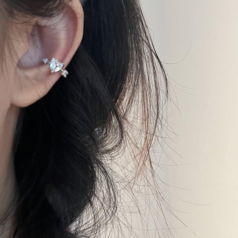 

Художественные клипсы для ушей в виде сердца со стрелой Купидона - Не требуют прокола, Новый нишевый дизайн для женщин