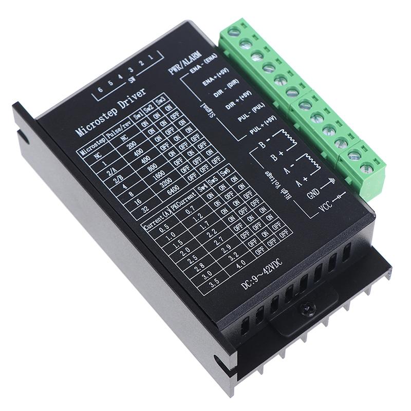 Driver de motor de passo Tb6600 4A 9~42V Ttl 32 Micro-Step Cnc 1 eixo