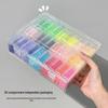 221 Fuse Beads Refill Pack with Transparent Storage Box - Anti-Bleeding, Easy Organization DIY Set