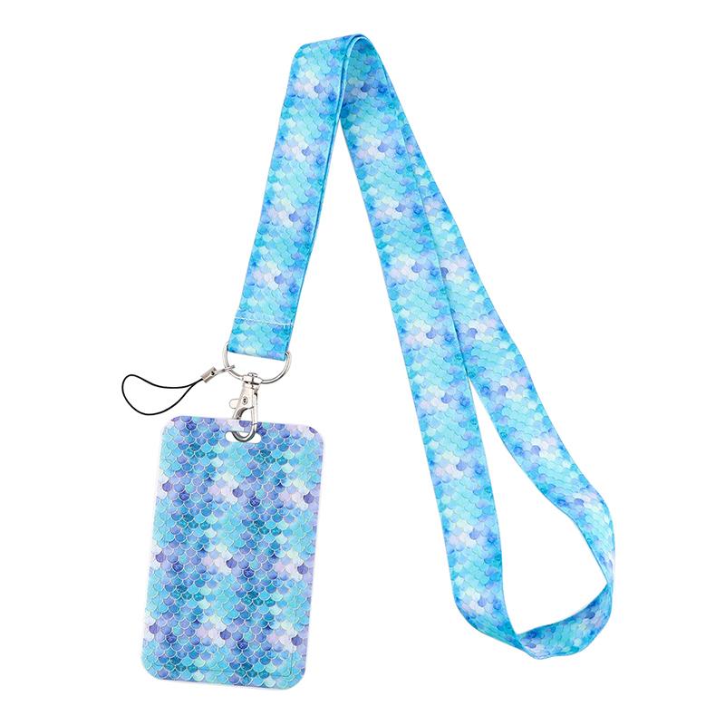 Yoga Sakura Credential Holder Little daisy Lanyard for Key Cute Neck Strap Card ID Badge Holder Key Chain Accessories Wholesale