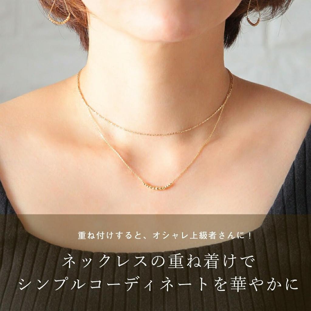 Yellow Gold K18 18K 35cm Choker Necklace for Women [PRECIOUS JEWELRY]