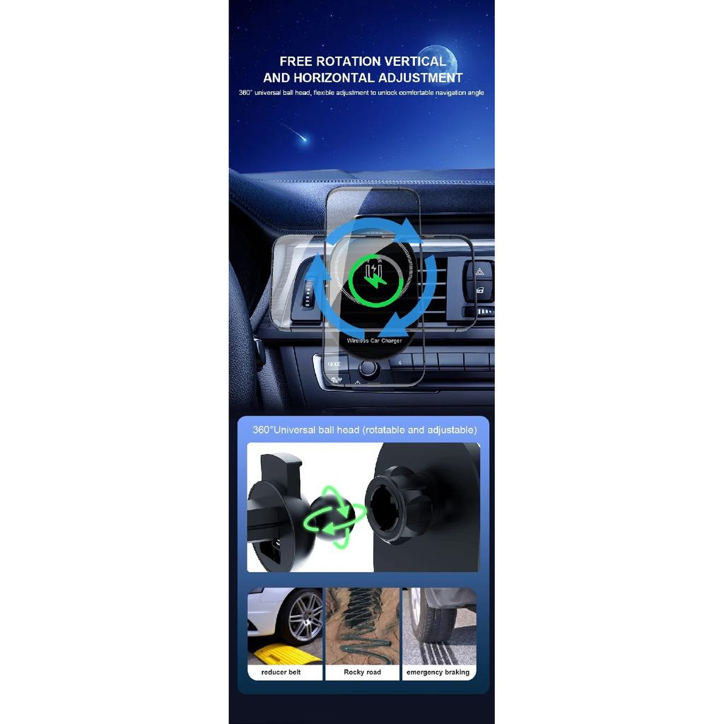 Upgradsed 30W Magnetic Car Wireless Chargers Air Vent Phone Holder for iPhone15 14 13 12 Pro Max Mini Car Fast Charging Station