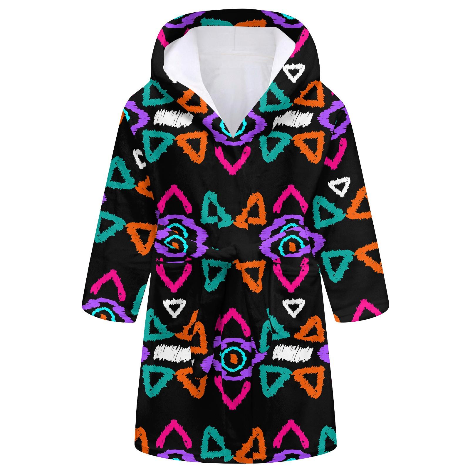 

Детский длинный халат, фланелевая пижама с принтом 160 шафрановый