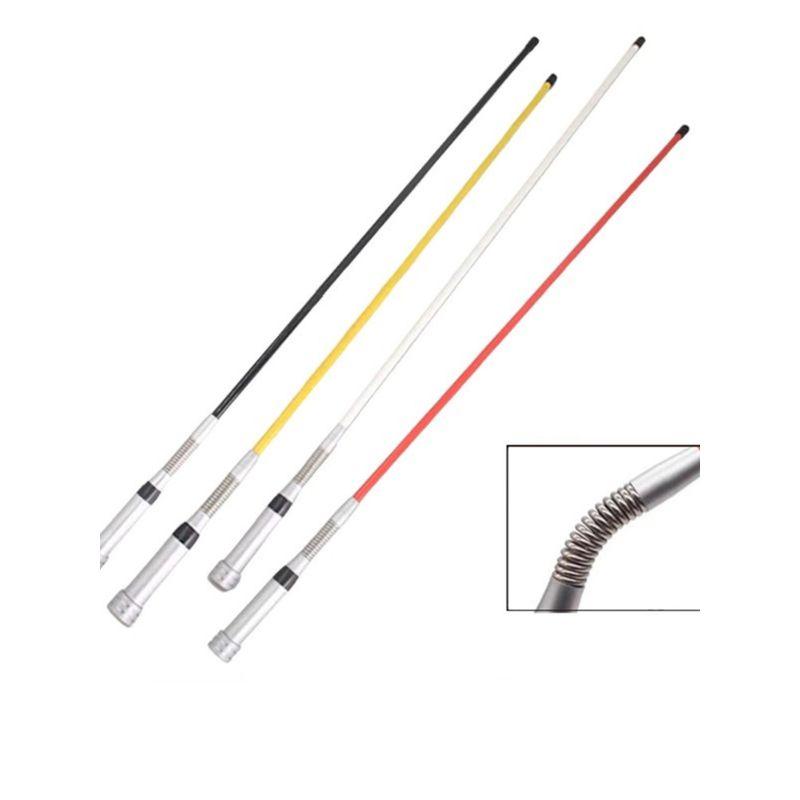 

Huahong HH-509f Bubble Wrap Mini Fiber-Glass Epoxy Antenna Car Unit UV Double Band Car Seedling High Gain Anti-Collision White 70cm