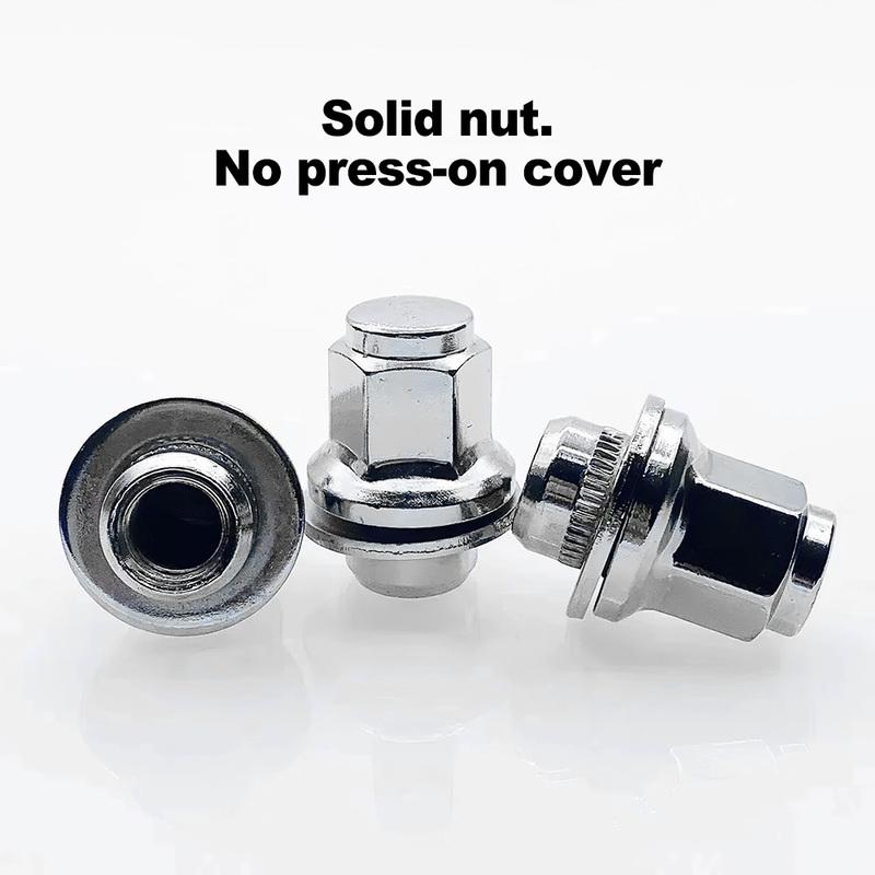 20PCS Iron Wheel Lug Nut Replacement for Jaguar XJ XK XF S X Type C2C35294 Silver Metal Accessories for Vehicles