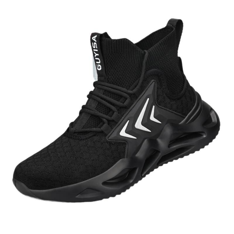Hot-selling Safety Shoes for Men, Anti-smashing and Anti-piercing Four-season Shoes, Light and Comfortable, High-top Labor Insurance Shoes for Men