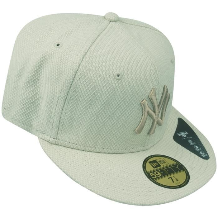 Casquette New Era 59Fifty - DIAMOND New York Yankees - Beige - Homme - Sportswear