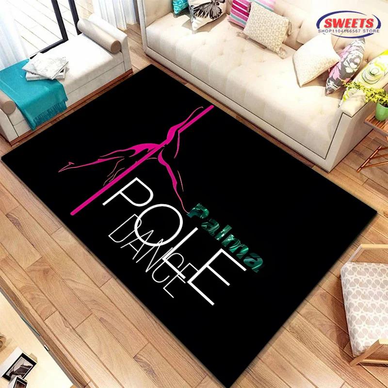 New Product! Pole Dance Art Print Carpet for Home Decor Mats Pole Dance Classroom Large Area Four Seasons Floor Mat Fast Arrival