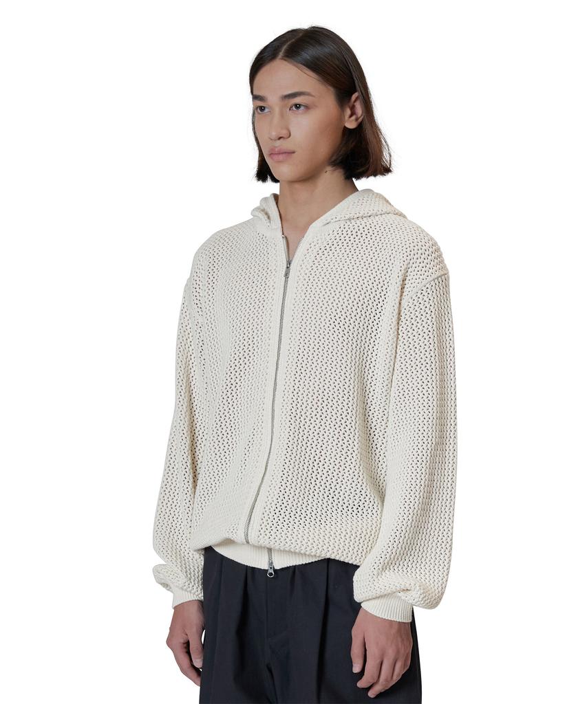 Brownyard Resort Zip-Up Hoodie, Ivory