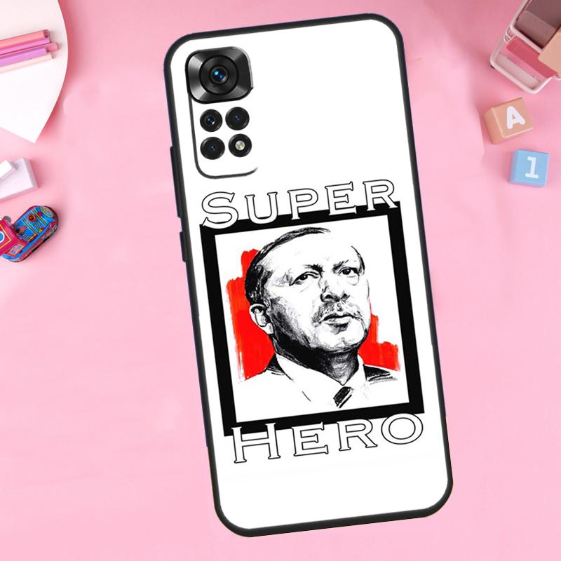 Turkey Recep Tayyip Erdogan For Xiaomi Redmi Note 13 14 9 10 11 12 15 Pro Plus Phone Case For Redmi 15 C 14C 10C 12C 13C