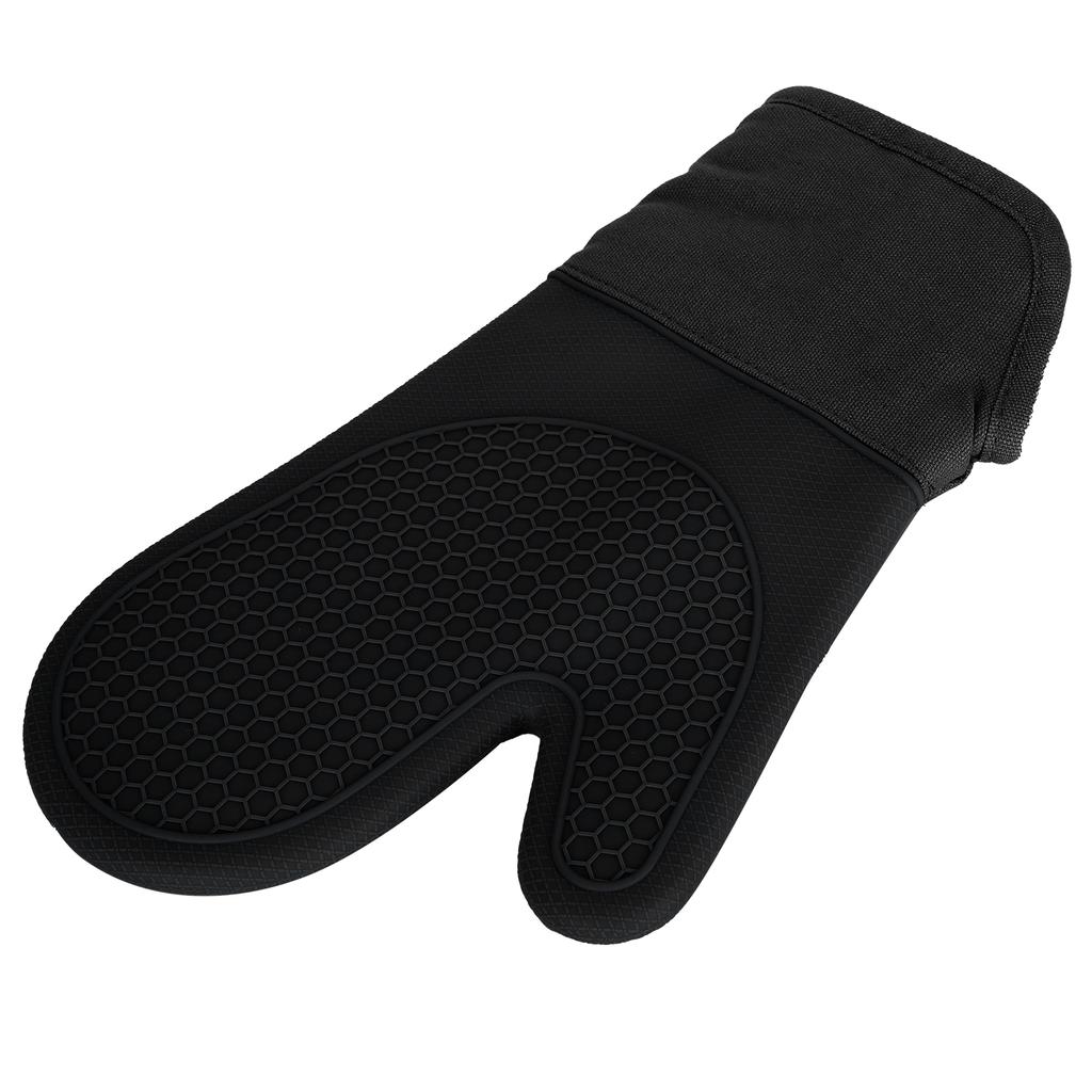 Silicone and Cotton Oven Glove Kitchen Heat Resistant Mitts for Microwave Oven Home Bakery