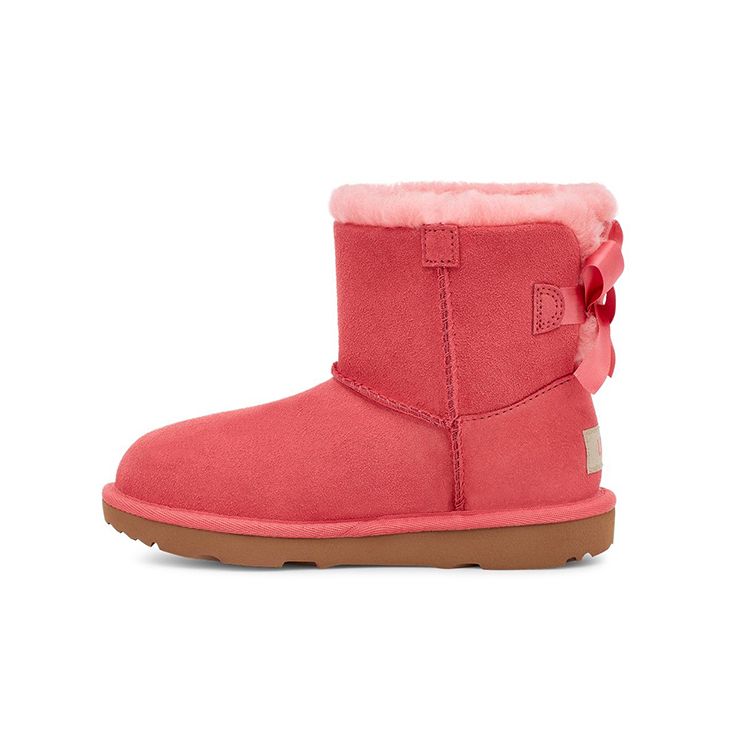 

UGG Молодежные флисовые зимние ботинки Bailey Bow II Butterfly, детские ботинки Rose 1122351K-TEAR