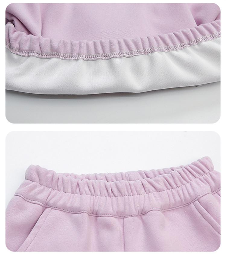 Meng Tang Tang Mädchen Frühlings-Kapuzenpullover-Set: 2026 Neues zweiteiliges Outfit im koreanischen Stil