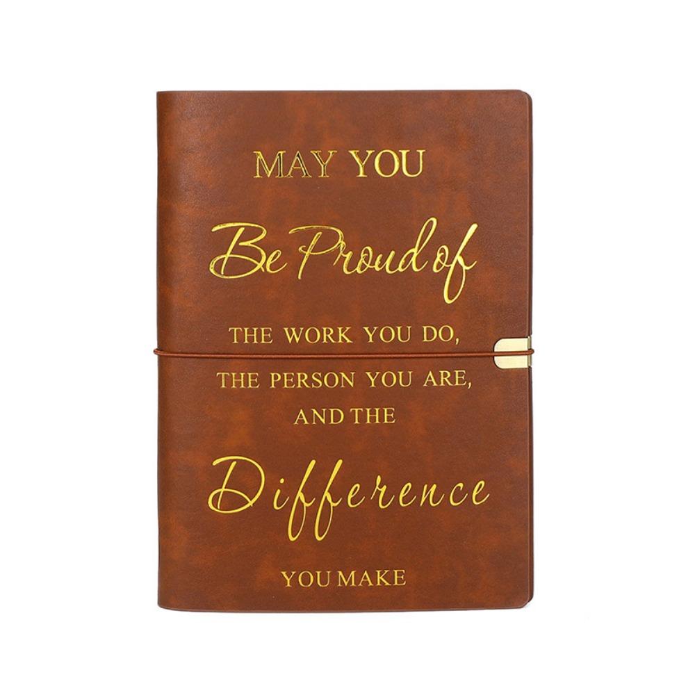 

Горизонтальная линия Блокнот на кольцах Английский дневник Книга-планер Справочник Школьные офисные принадлежности коричневый