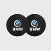 2Pcs Car Coaster Water Cup Mat Non-Slip Pad For BMW E91 E28 X3 X1 Performance F30 F40 F10 E90 F20 E46 E60 E70 E39 E36 E87 X7 E92 KS6