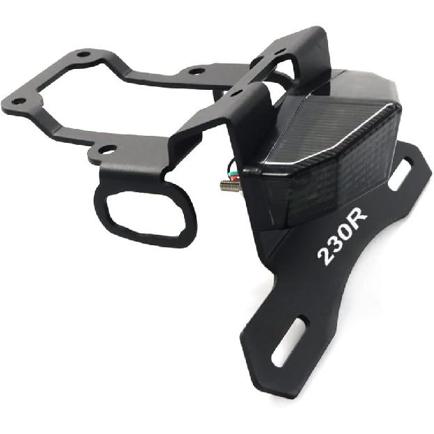 crazy sport License Plate Holder LED Brake Tail Light For KAWASAKI KLX230R 230 KLX230 2020-2024 KLX 230R KLX230SE KLX230SM Motorcycle Lamp Tail Tidy