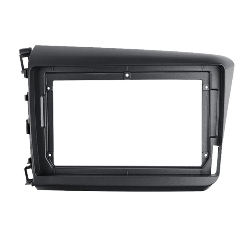 9Inch Car radio Fascia Frame For Honda Civic 2012 2013 2014 2015 Multimedia Player 2din Stereo GPS DVD Head Unit Panel Trim kit