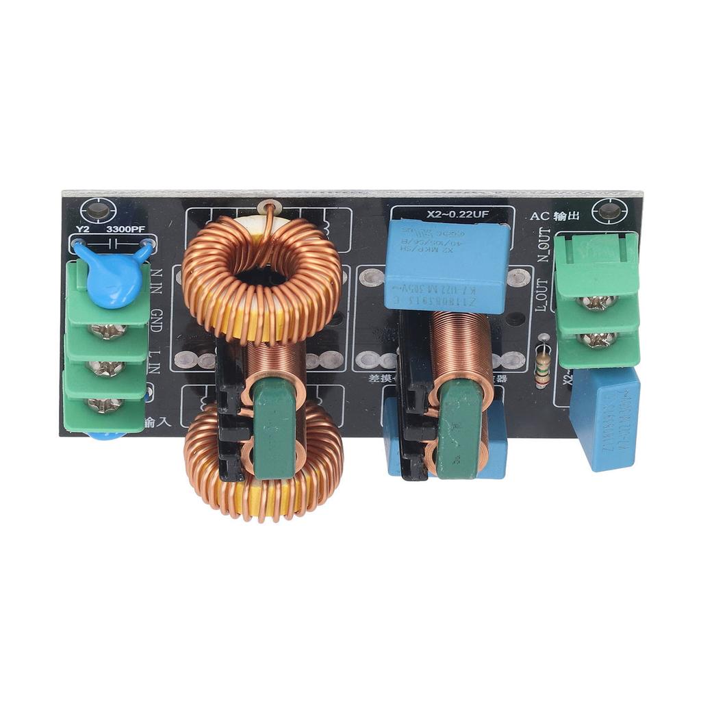 10A 3 Stage EMI EMC Power Filter Single Phase FCC Anti Interference Module Power Supply Filter AC 11