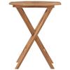 VidaXL Table pliable de jardin 60x60x75 cm Bois de teck solide