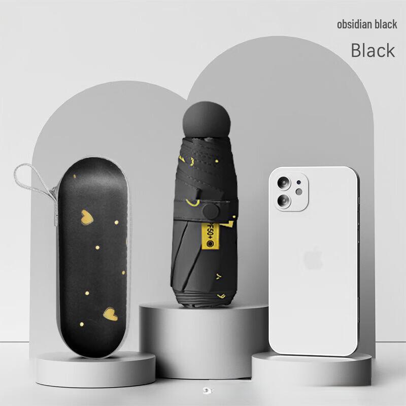 AIOSC Compact Five-Fold Dual-Use Umbrella