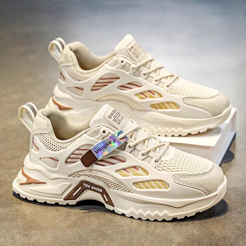 High-top new autumn thick-soled inner height increase casual running sports basketball dad trendy shoes