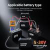 Avancerad Batteritestare för Fordon Universell För Bilar Lastbilar Motorcyklar Med LCD-display Och Flerspråkigt Stöd