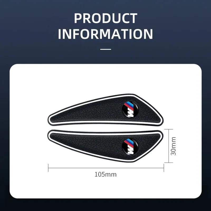 Car Styling 4pcs Rubber Door Edge Protector Stickers Anti Collision Strips For M M3 M4 F07 F34 F30 F20 F10 E60 E46 E53