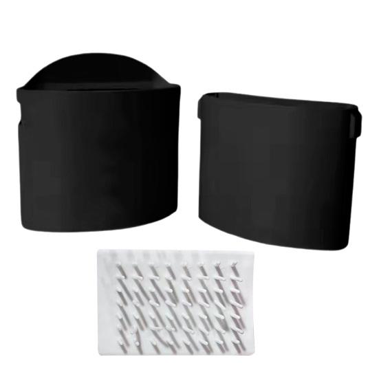 

Hair Collector Shower Drain Wool Trap Prevent Sewer Clogs Easy Installation Shower чёрный